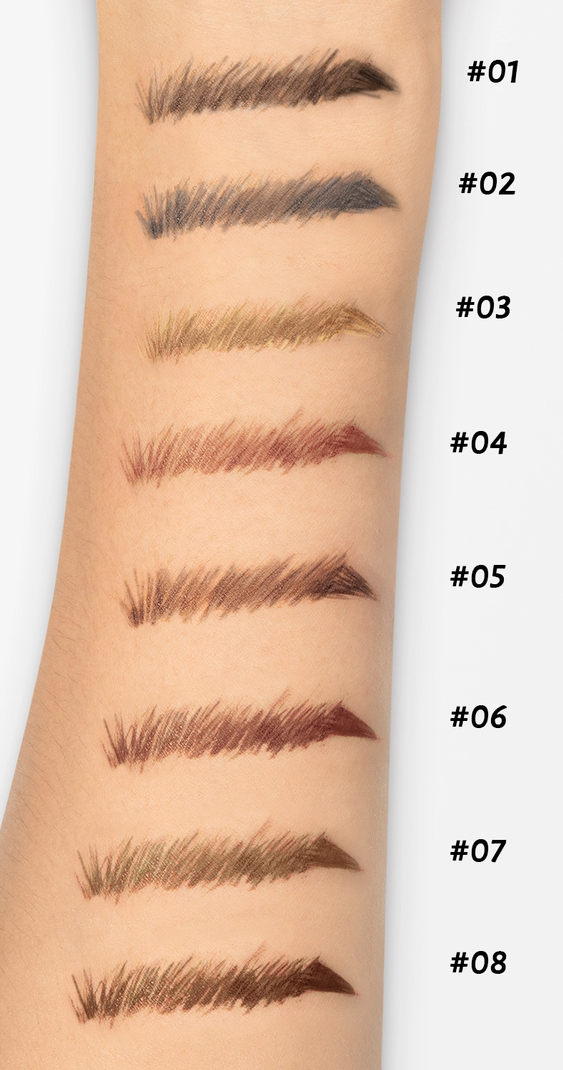 feutre &agrave; sourcils pointe biseaut&eacute;e pr&eacute;cision